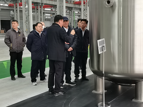 山東省生態(tài)環(huán)境廳參觀太極并對太極公司的環(huán)境保護(hù)表示認(rèn)可